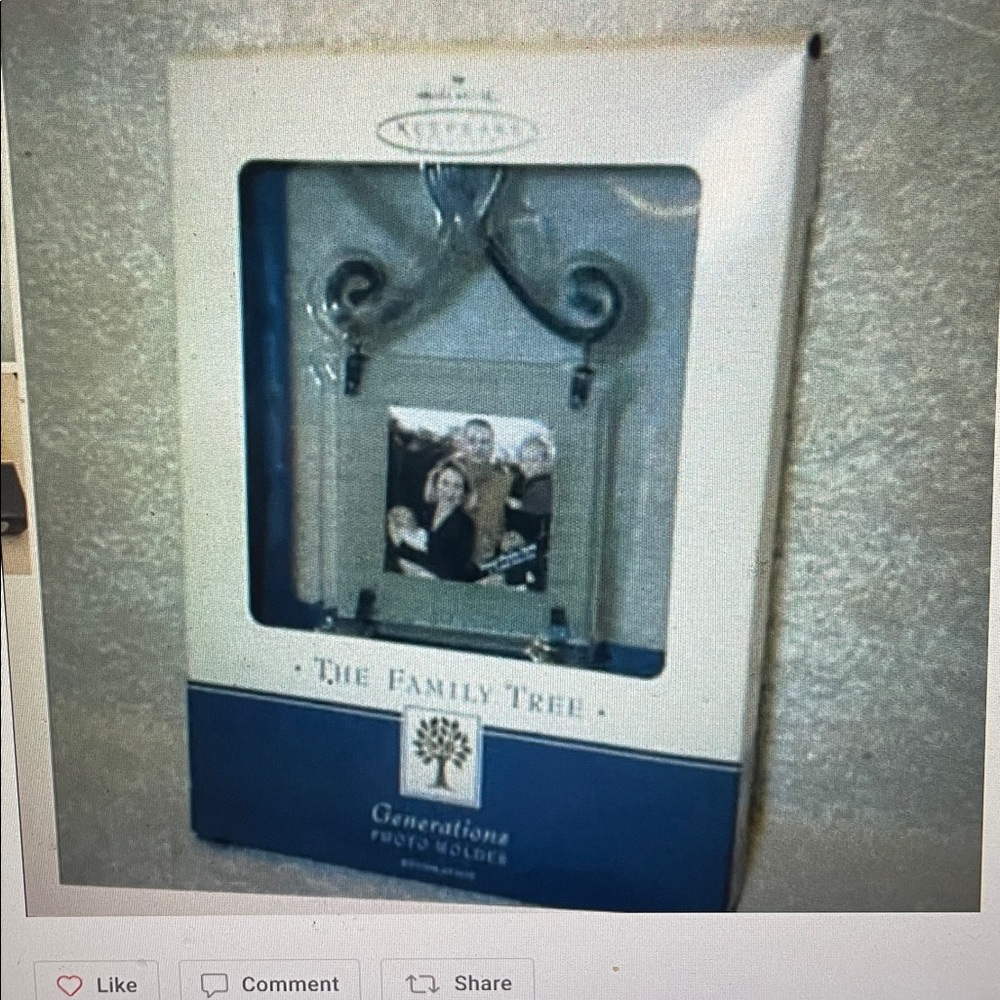 HALLMARK Generations Tree Ornament Picture ornament